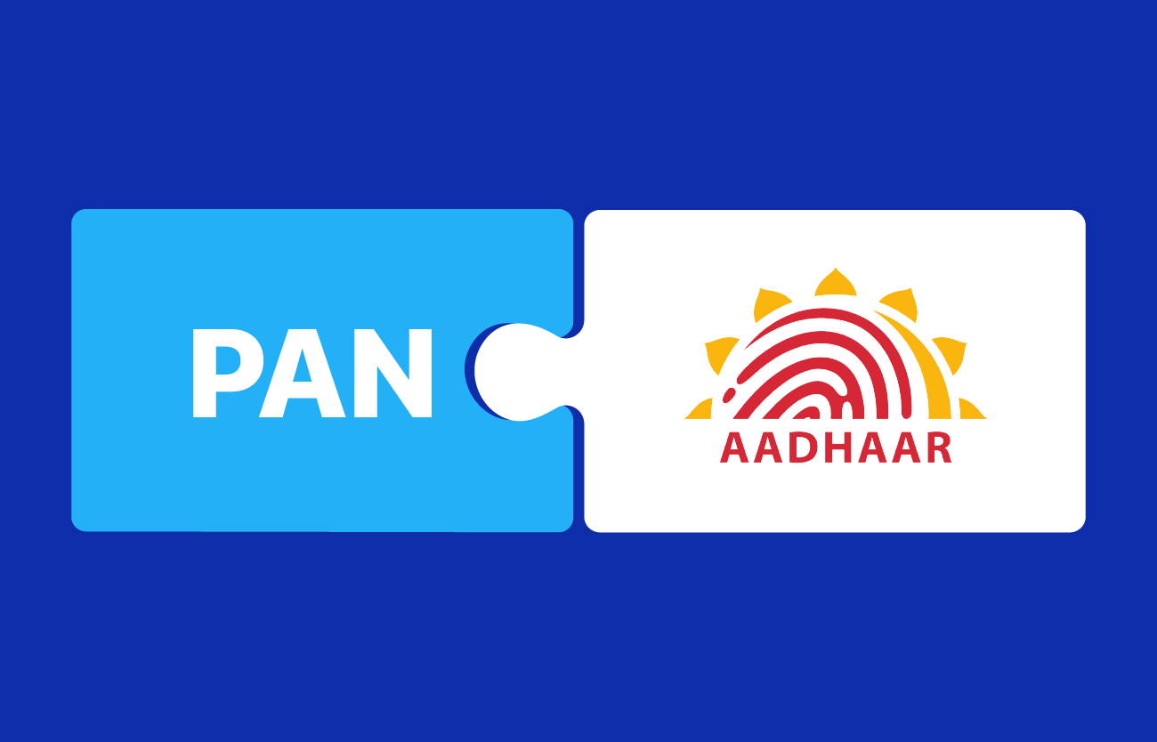 Official identification cards: Aadhaar and Pan cards are linked side by side